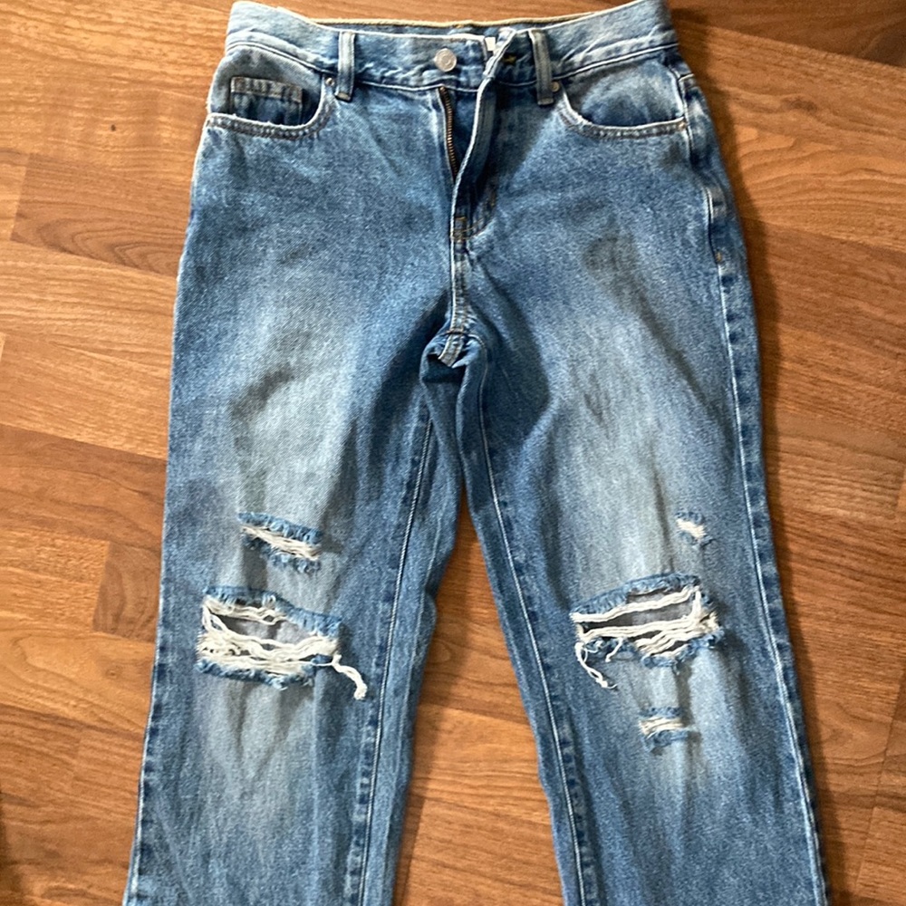 Blue Jeans with Holes